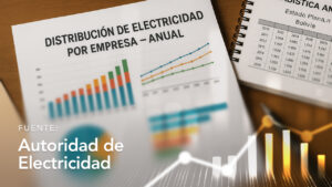 Distribución de Electricidad por Empresa - Anual