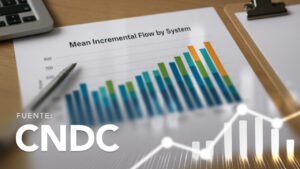 Caudal Incremental Medio por Sistema según Tiempo Semanal y Tiempo Regular