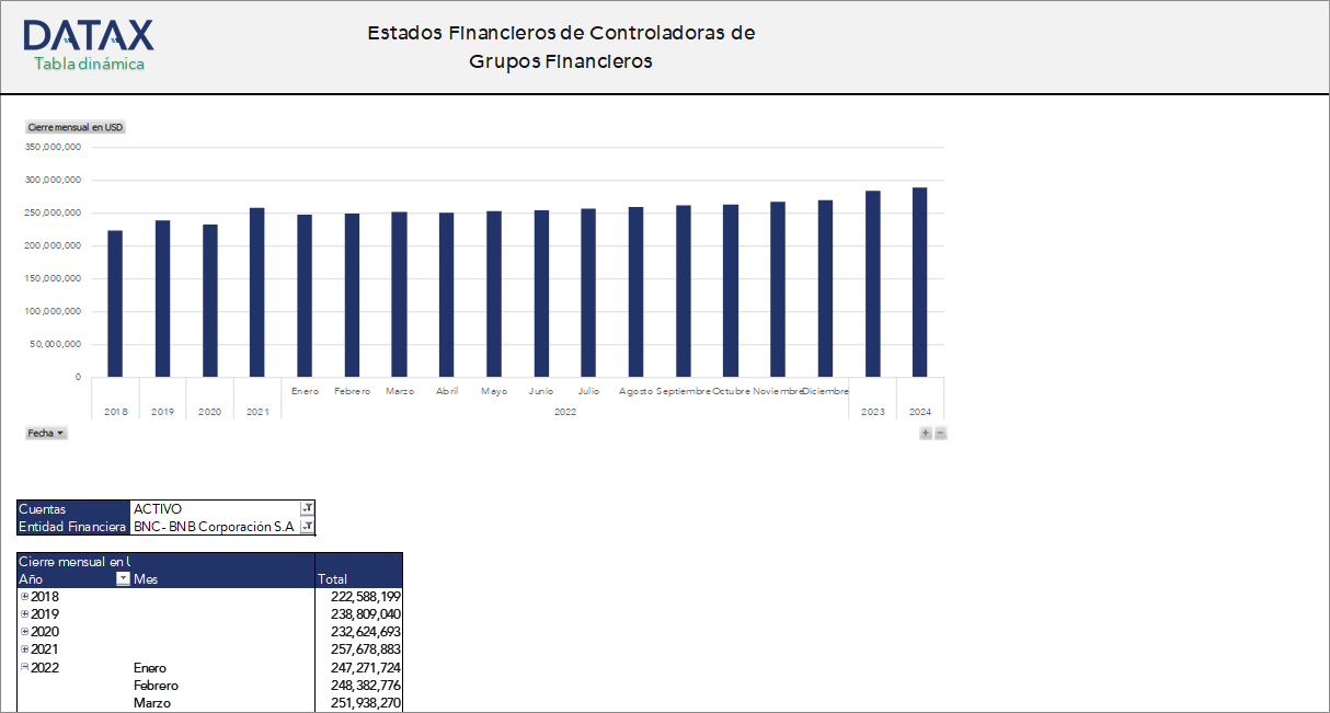 Financial Statements of Financial Group Holding Companies