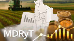 Area, Production and Yield by Department and Agricultural Campaigns by Crops