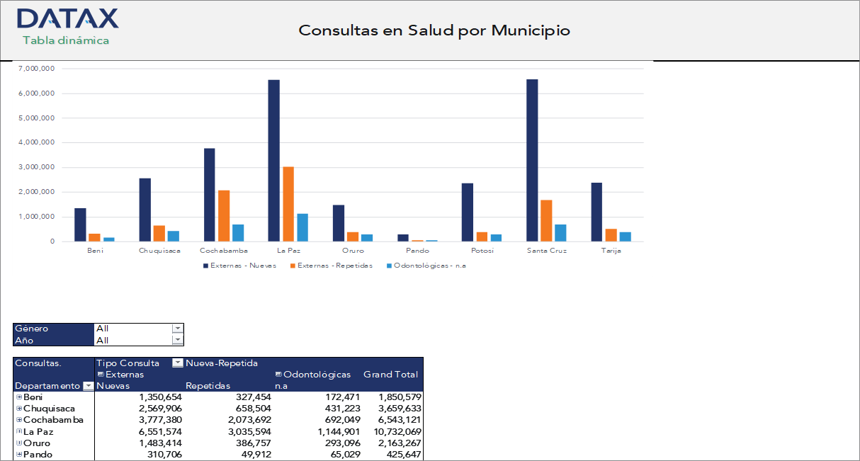 Health Consultations by Municipality