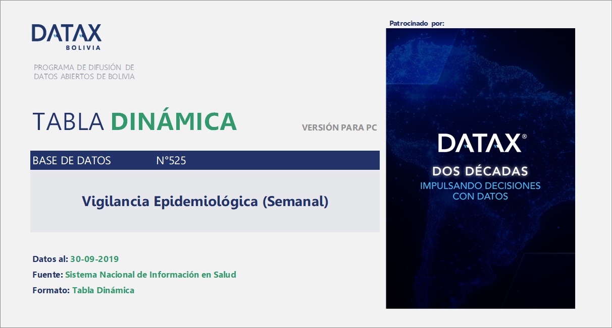 Weekly Epidemiological Surveillance